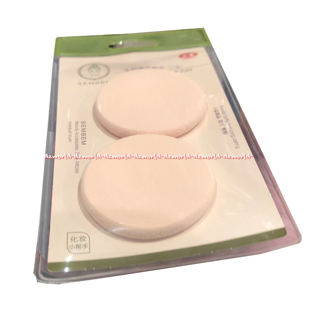 Sembem Make Up Puff Sponge Bedak Ramah Lingkungan Isi 2Pcs