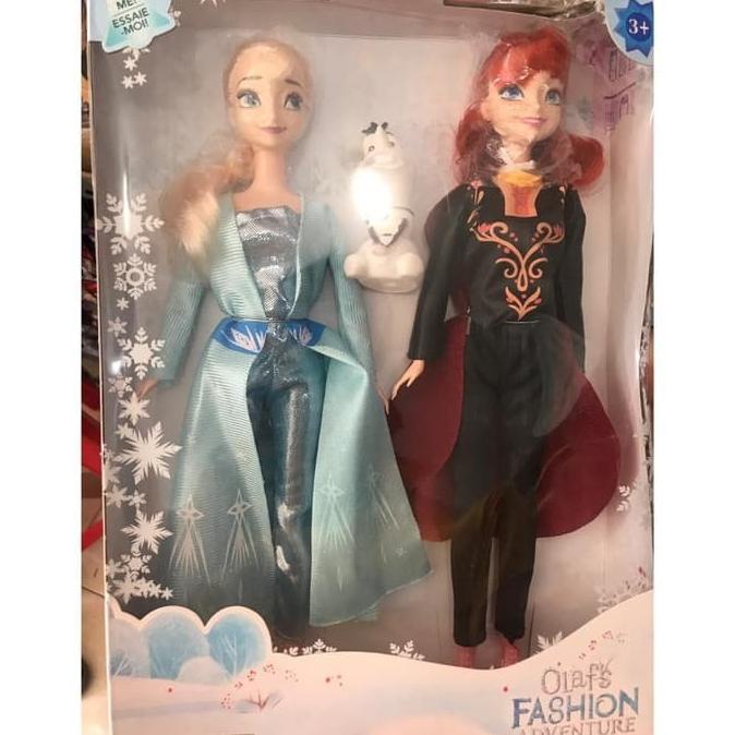 Mainan Anak Boneka Frozen 2 Elsa Dan Anna Figure