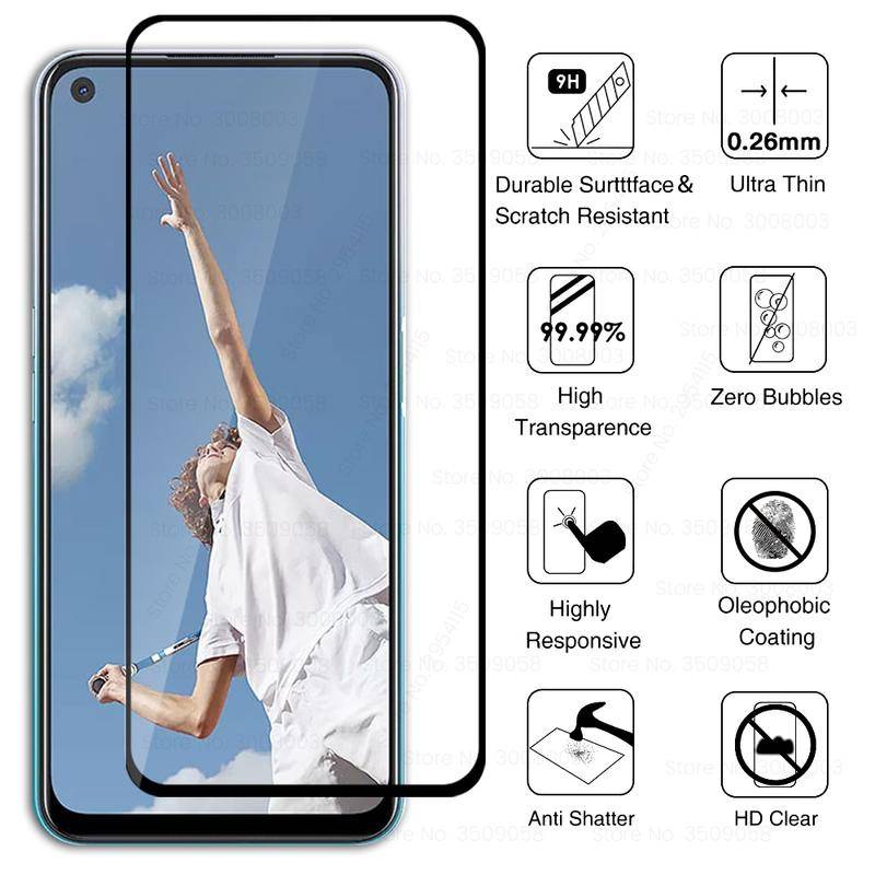 Pelindung Layar Tempered Glass Untuk OPPO A93 A9 A74 A1 A95 A76 Reno5 Reno6 Reno7