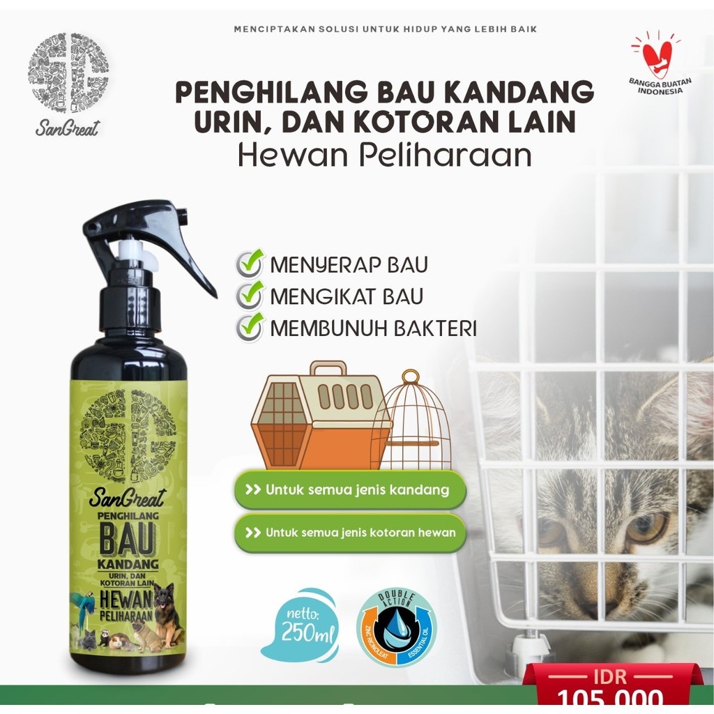 Semprotan bau kucing parfum pewangi kotoran kucing semprotan penghilang bau urin pup kucing pewangi pasir kucing  pengharum pewangi pasir kandang kucing anjing hamster litter box kucing 250 ml  pet odor remover