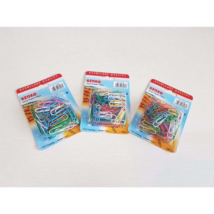 

Klip Kertas Warna No 3100 KENKO Isi 100 Pcs