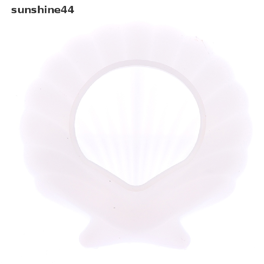 Sunshine 1pc Cetakan Resin DIY Bentuk Kerang Bahan Silikon