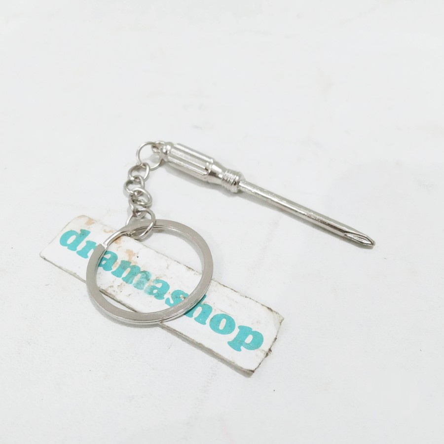 Key Chain Gantungan Kunci Ganci perkakas obeng plus +