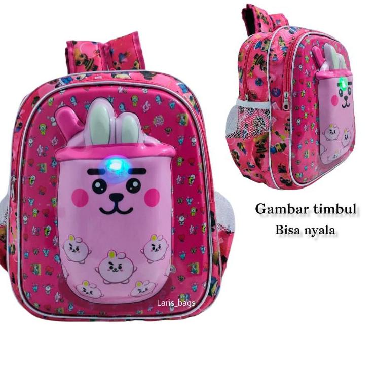 GNB.680 • tas anak Boba/tas anak timbul Boba/tas anak 3 dimensi/tas anak sekolah perempuan/tas anak 