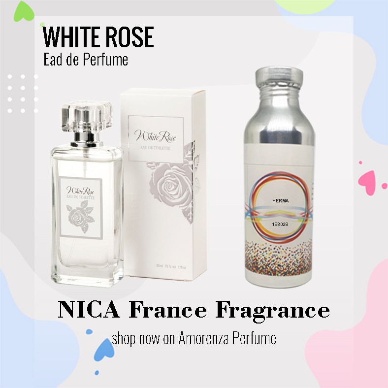 BIBIT PARFUM MURNI WHITE ROSE - ROSELLA NICA FRAGRANCE 250 ML SEGEL PABRIK