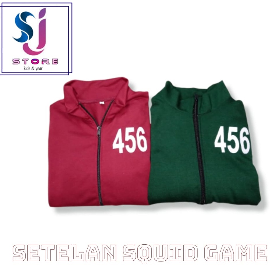 Baju Setelan SQUID GAME Anak / Setelan Anak Terbaru 1 - 6 Tahun