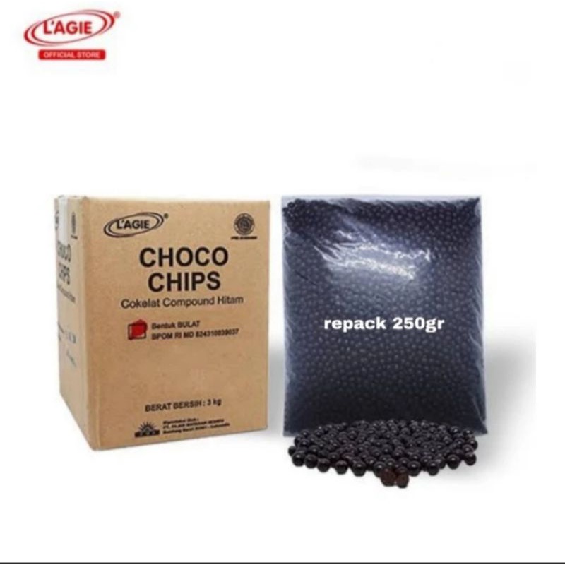 

choco chip lagie setengah bulat repack 500gr