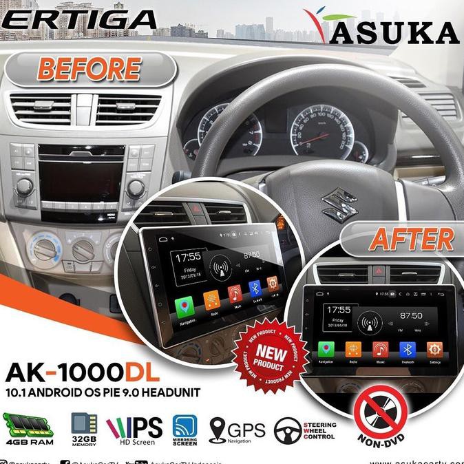 READY HEAD UNIT ASUKA ANDROID AK-1000/ DOUBLE DIN ASUKA ANDROID AK-1000
