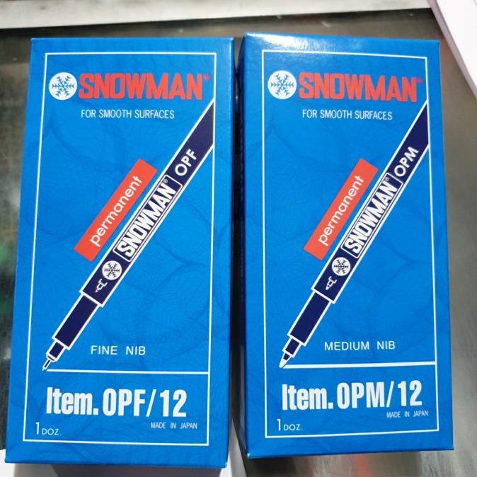 

Office & Stationery | Alat Tulis | Snowman Ohp Marker Permanent | Best Seller