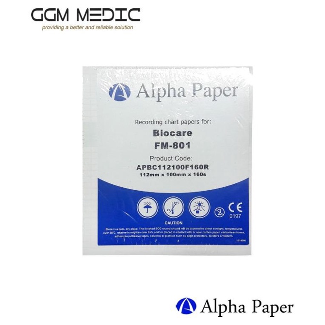

Kertas CTG / Thermal Paper | BIOCARE BC112-100 FM-801 | 112x100mm