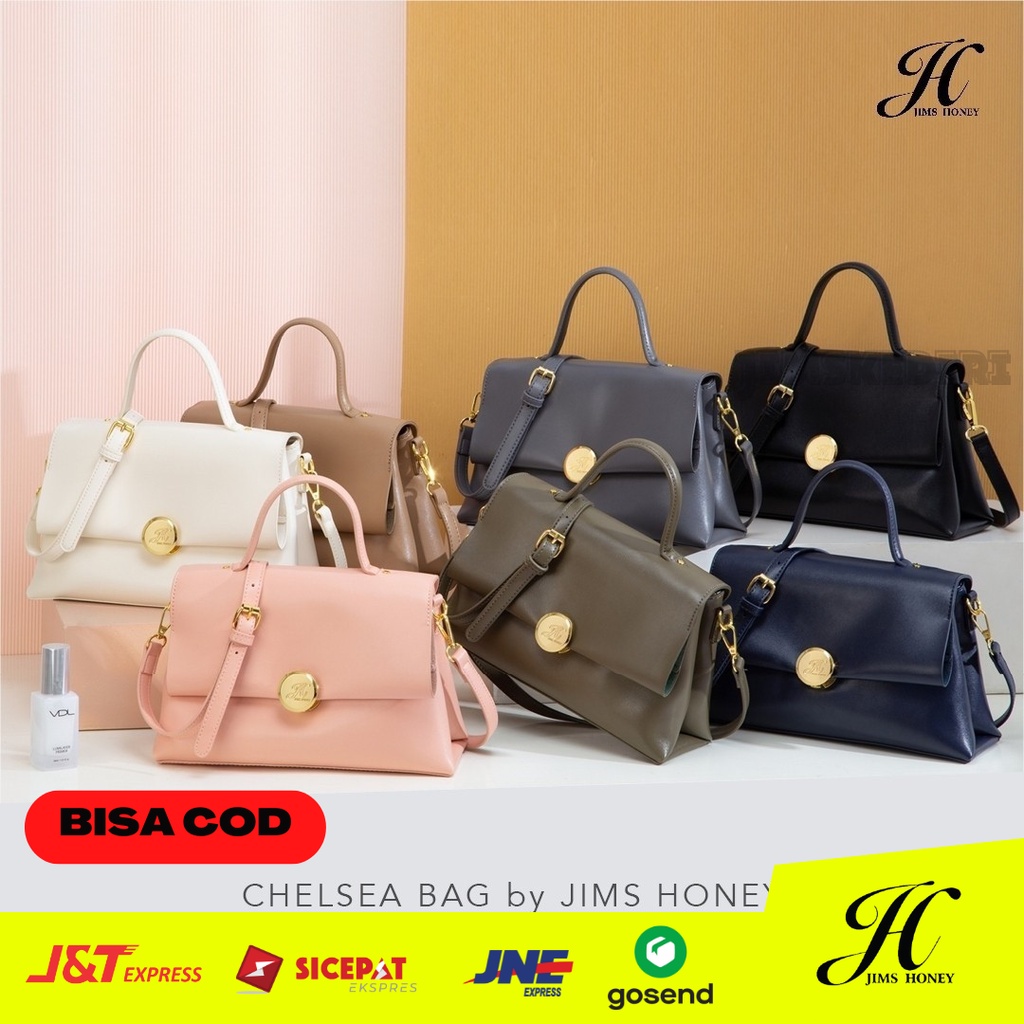 Tas Jims Honey Tas Selempang Slempang Wanita Ibu Ibu Import Korea Terbaru Murah untuk Cewek Pesta Kondangan Elegan Chelsea bag Jimshoney