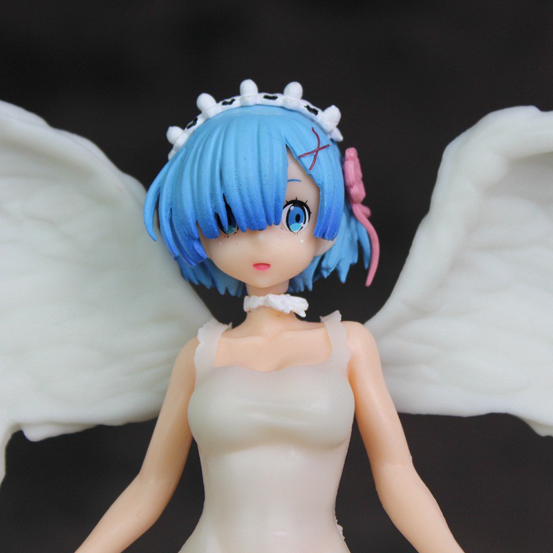 Anime Re:Zero Starting Life in Another World Angel Rem Oni Tenshi Figure No Box