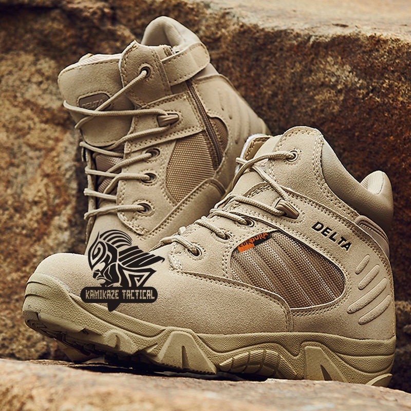 sepatu boots/pdl delta codura 6 inci coklat