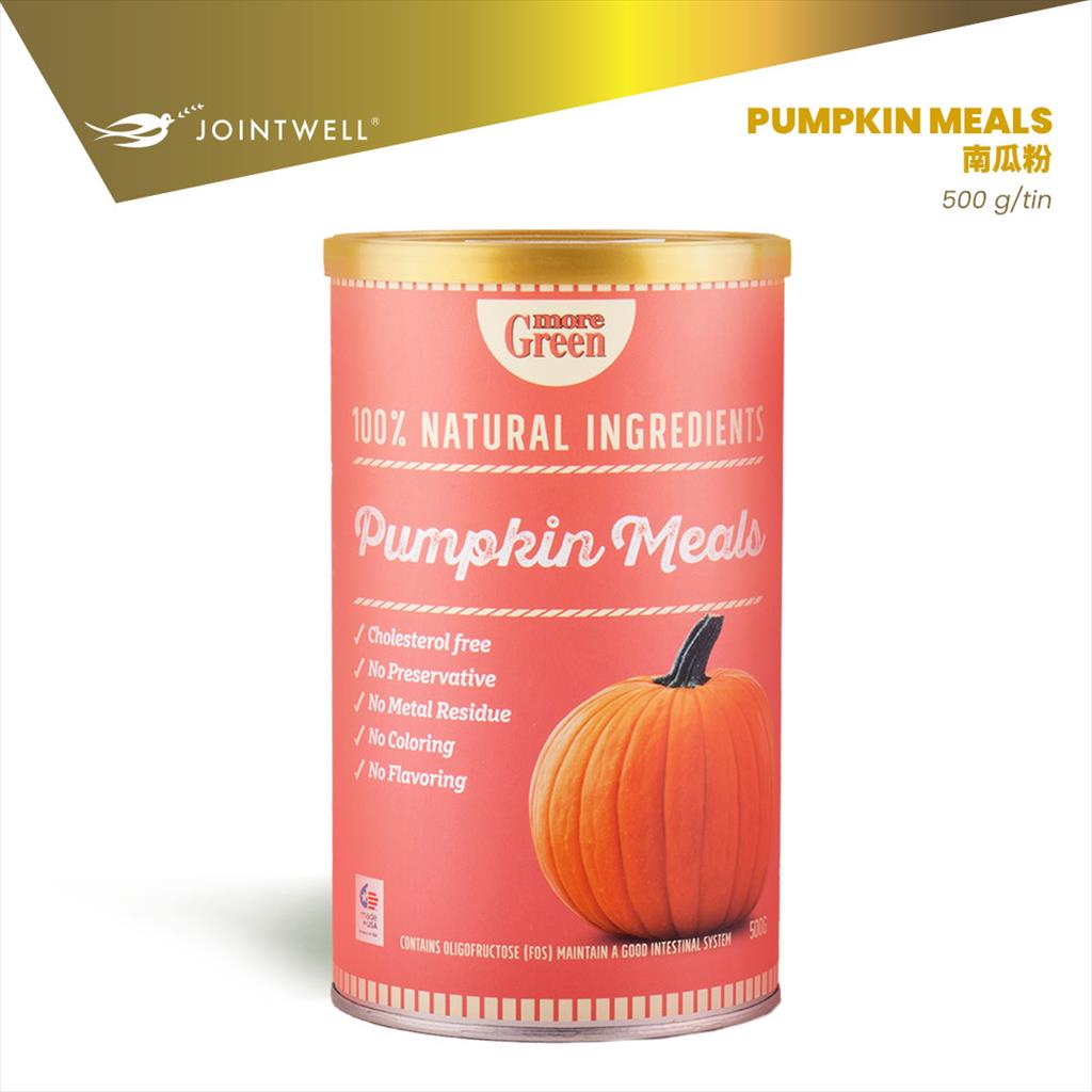 

More Green - Pumpkin Meals Powder 500g ( Minuman Nutrisi Bubuk Campuran Labu )