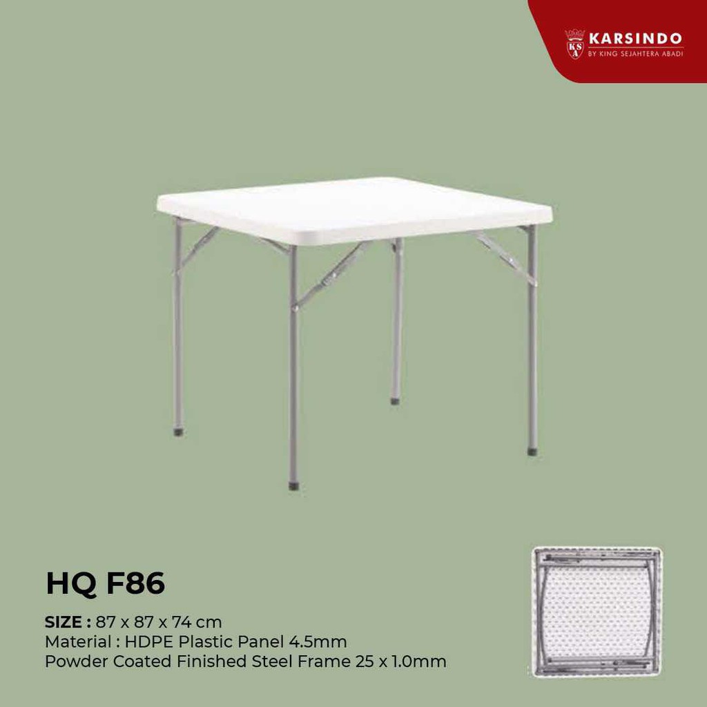 Meja Makan Plastik Lipat/Meja Piknik HQ-F87