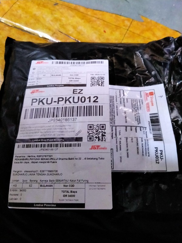 Kemeja Batik Sekartaji Katun Full Furing Termurah