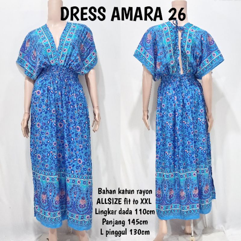 Dress amara longdress kimono dress backless kimono backless