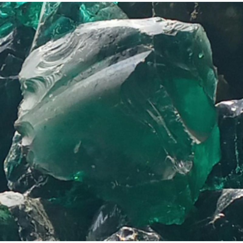 Batu Obsidian Hijau Botol 20 kg