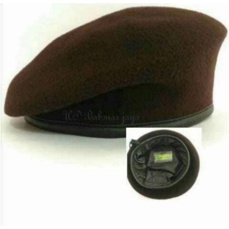 topi baret pramuka seragam sekolah