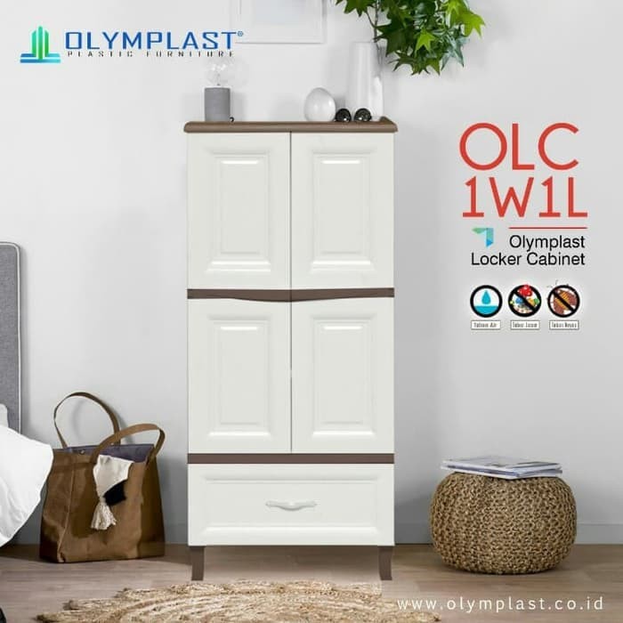LEMARI LACI PLASTIK OLYMPLAST PREMIUM OLC 1W1L
