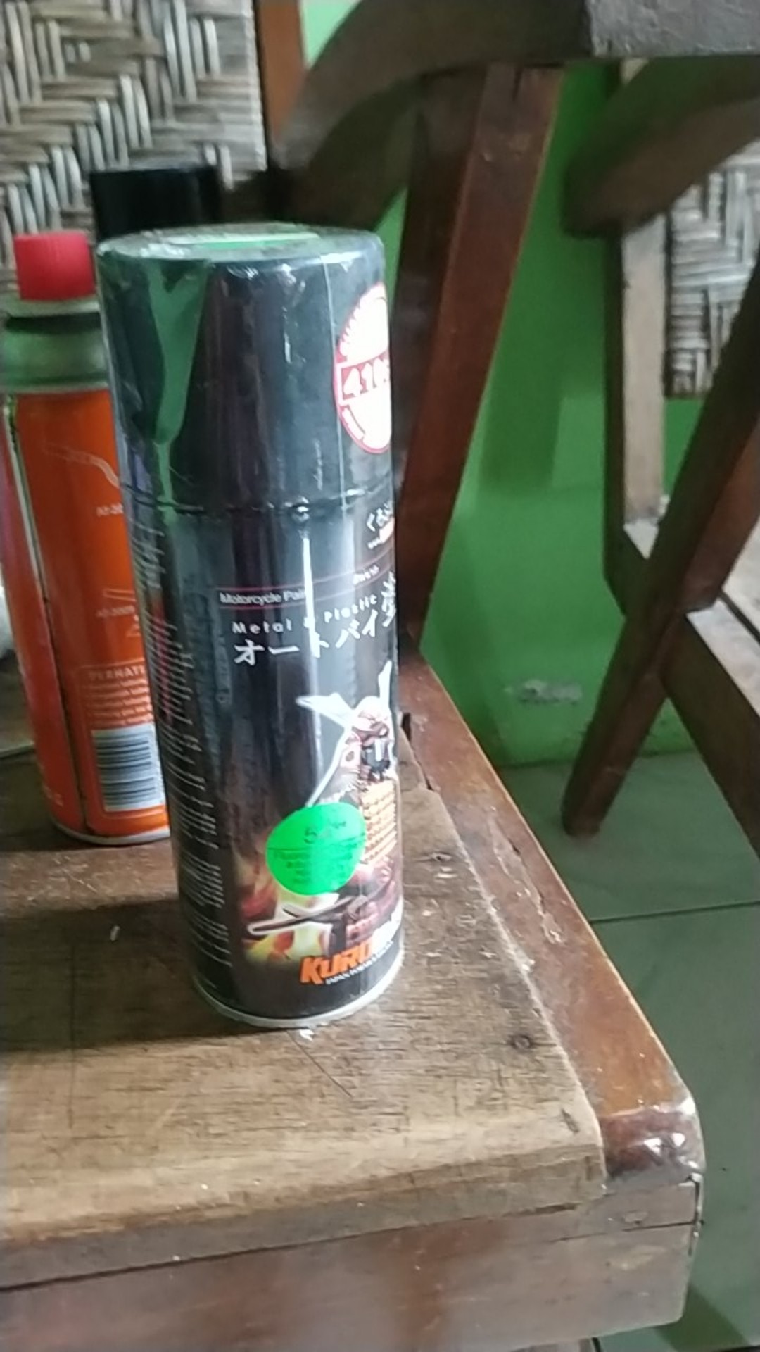 Samurai Paint 400ml Fluorescent Green (54**) Type 2 Star (**), Spray Paint Samurai