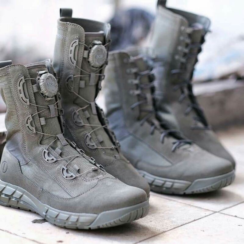 Sepatu PDL TNI POLRI Boa Parabellum Xtrack Tundra Grey Original