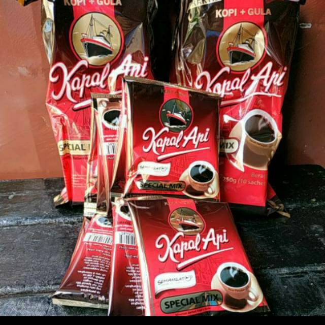 

Kopi kapal api special mix 25gr kopi dan gula