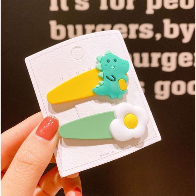 Jepit Rambut Korea Anak Perempuan Motif Tiptop Ice Cream Aksesoris Rambut Jepitan Wanita Lucu bahan import AK144