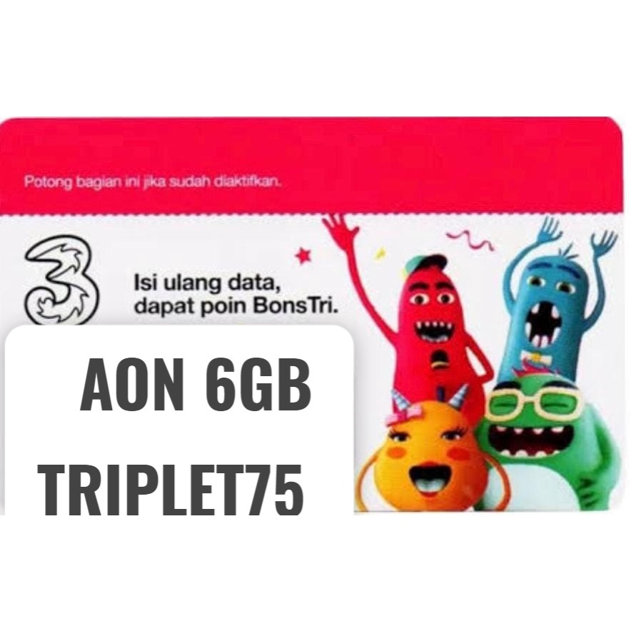 VOUCHER TRI AON 6GB