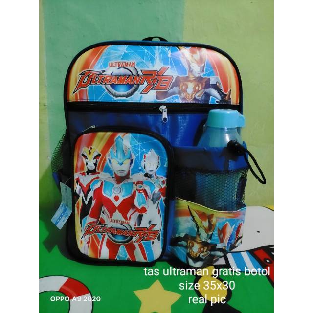 Tas anak karakter tobot ultraman doraemon ts rangsel sd