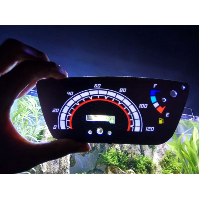 papan speedometer custom astrea grand panel spido meter honda legenda