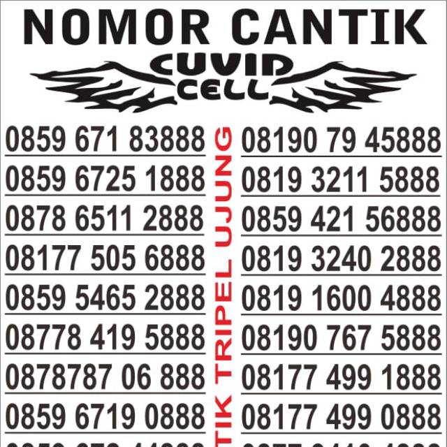 NOMOR CANTIK TRIPEL 888
