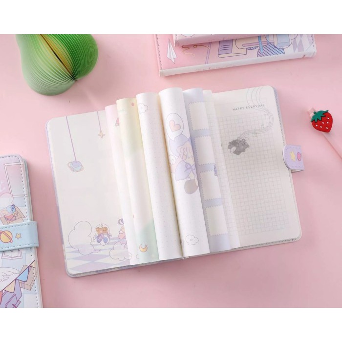 

Spesial Buku Tulis Notebook Planner Journal Stationery Capenata Girl Bagus