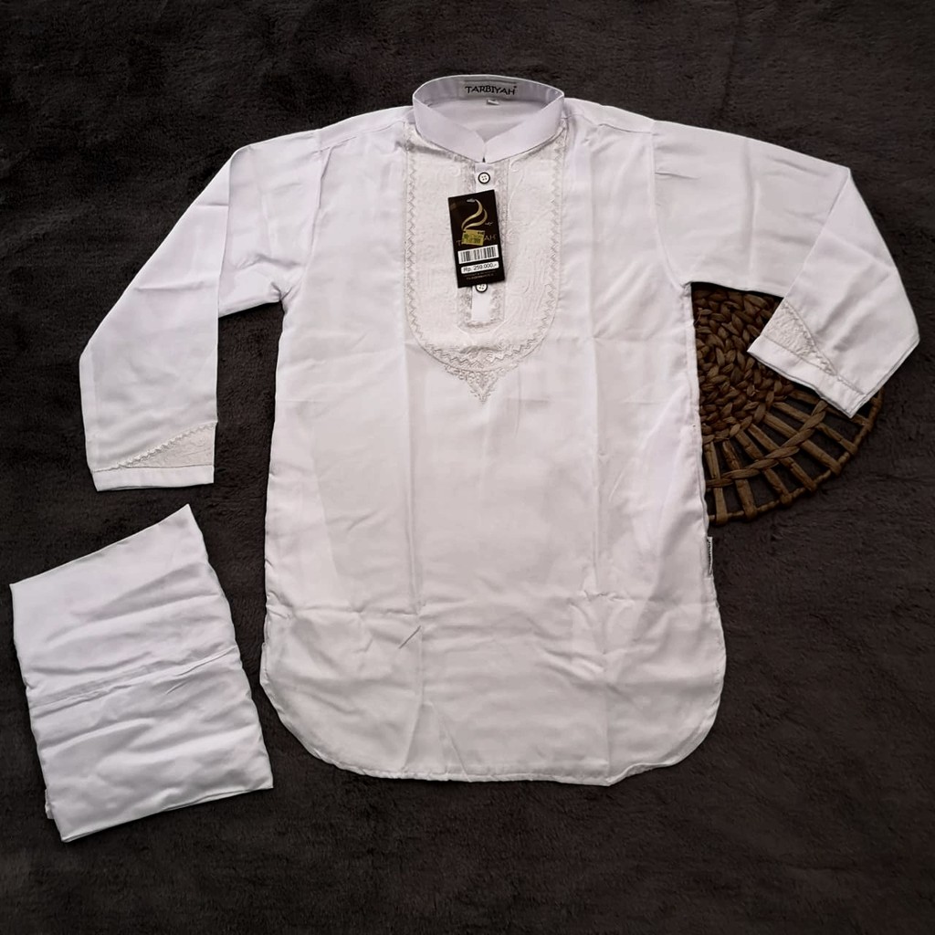 Setelan Koko Pakistan Putih TARBIYAH ( K.211 )