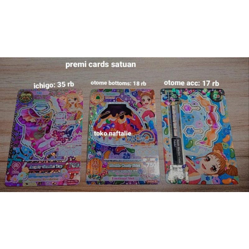 Aikatsu kartu premium ichigo dan otome|aikatsu otome|aikatsu ichigo|aikatsu premi|aikatsu kartu|aika