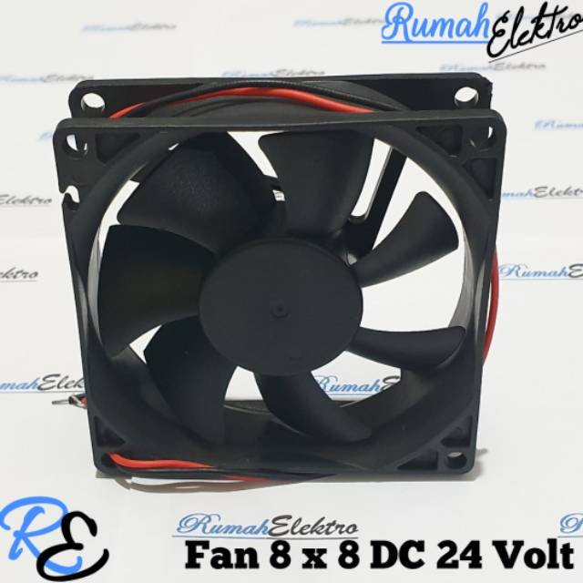 Jtterang Fan Kipas Dc 8 X 8Cm 24 Volt