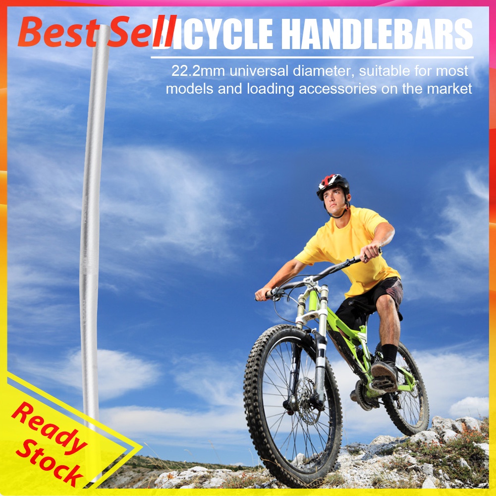 25.4x540mm MTB Bike Aluminum Alloy Handlebar Bicycle Riser Bar Ultra Light