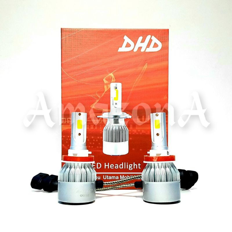 Lampu Mobil Headlight LED H11 - DHD - White 6000K 2pcs