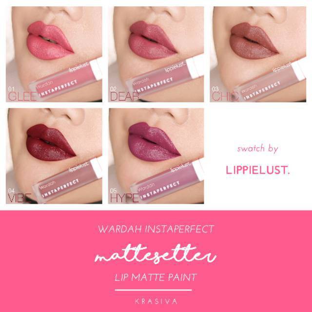 WARDAH INSTAPERFECT MATTESETTER LIP MATTE PAINT 5.5gr