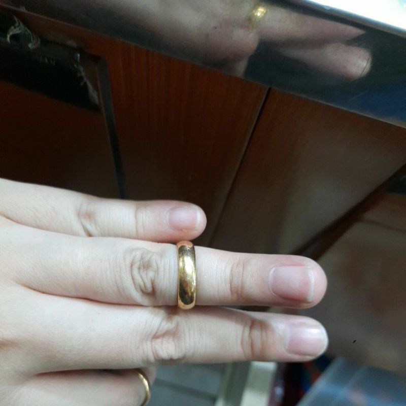 cincin ring polos ukuran 10