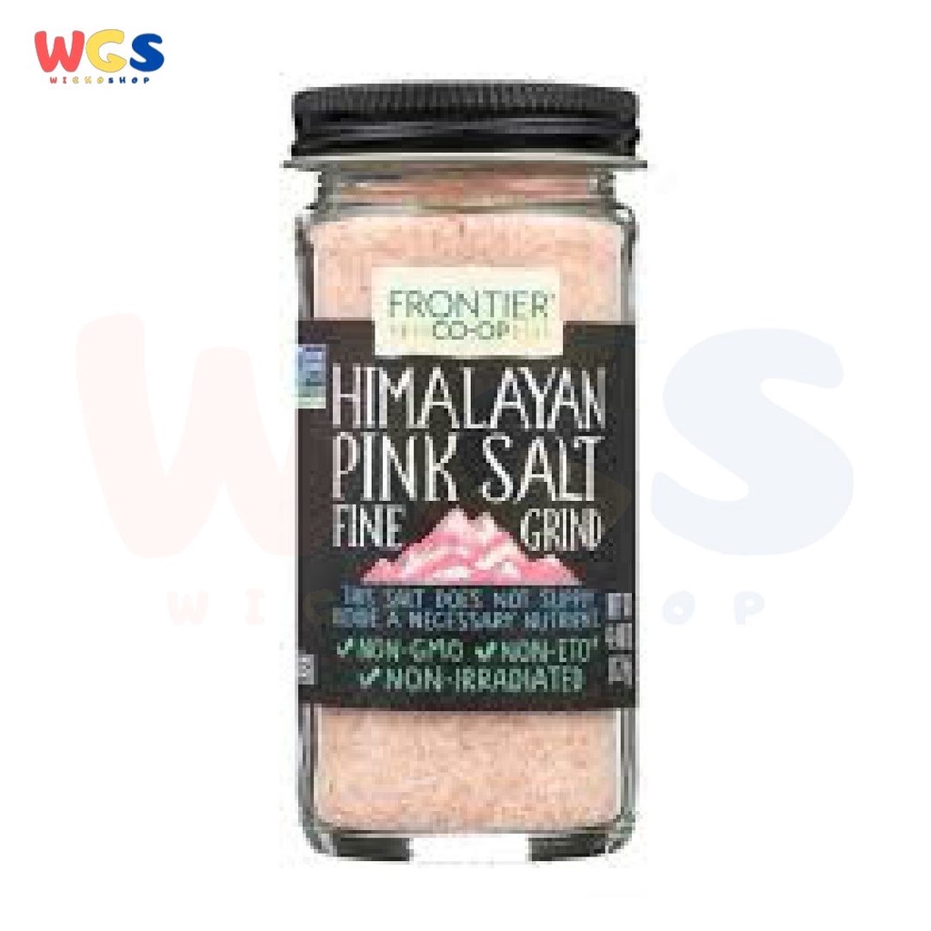 Frontier Natural Himalayan Pink Salt Fine Grind Non GMO 4.48oz 127g