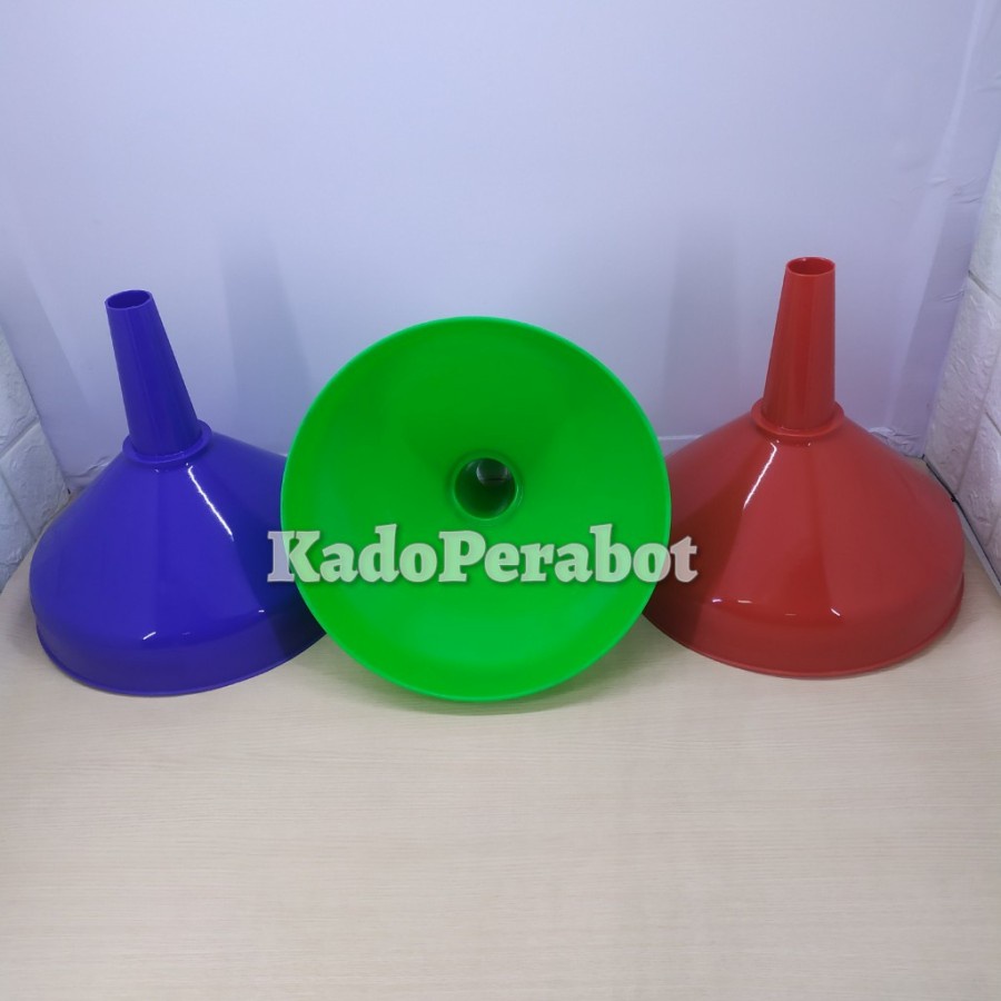 Corong Plastik Serbaguna 30cm - Corong Bensin Jumbo - Corong Mnyak