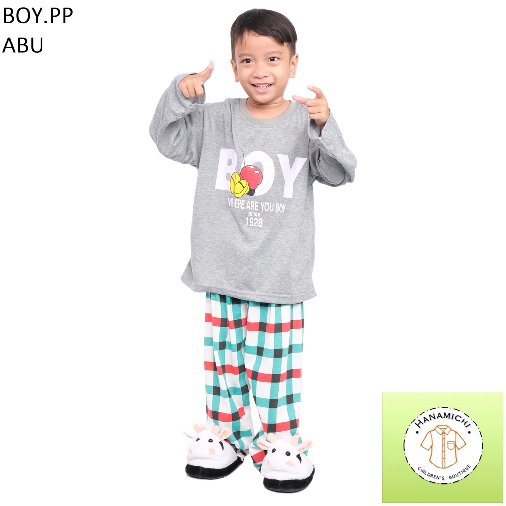 Hanamichi BOY.PP Piyama Anak Lengan Panjang