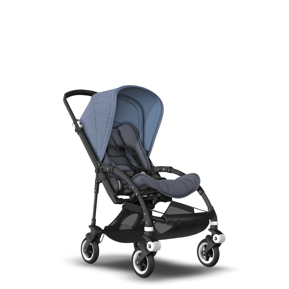 bugaboo footmuff blue melange