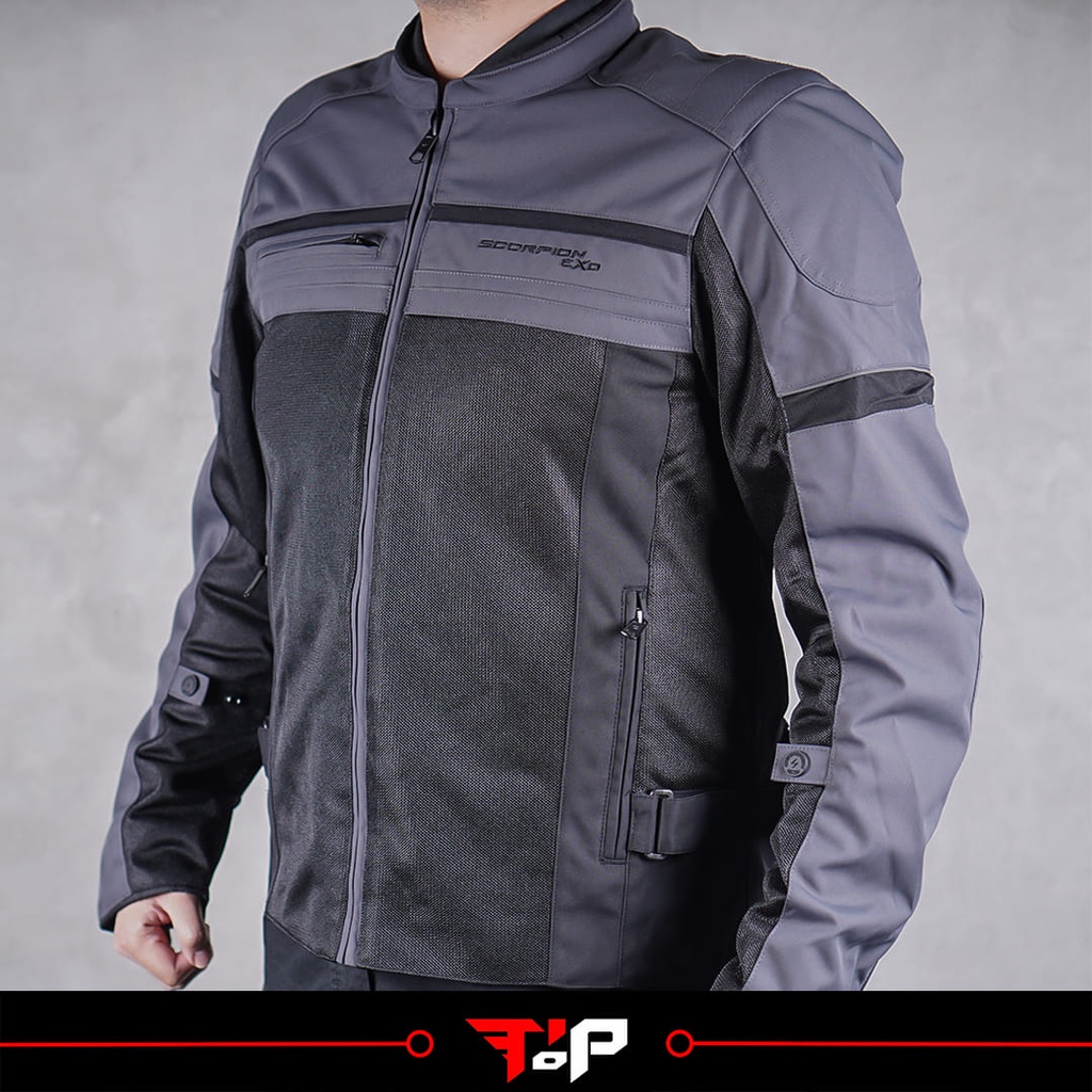 SCORPION EXO CARGO AIR JACKET GREY BLACK JAKET MOTOR