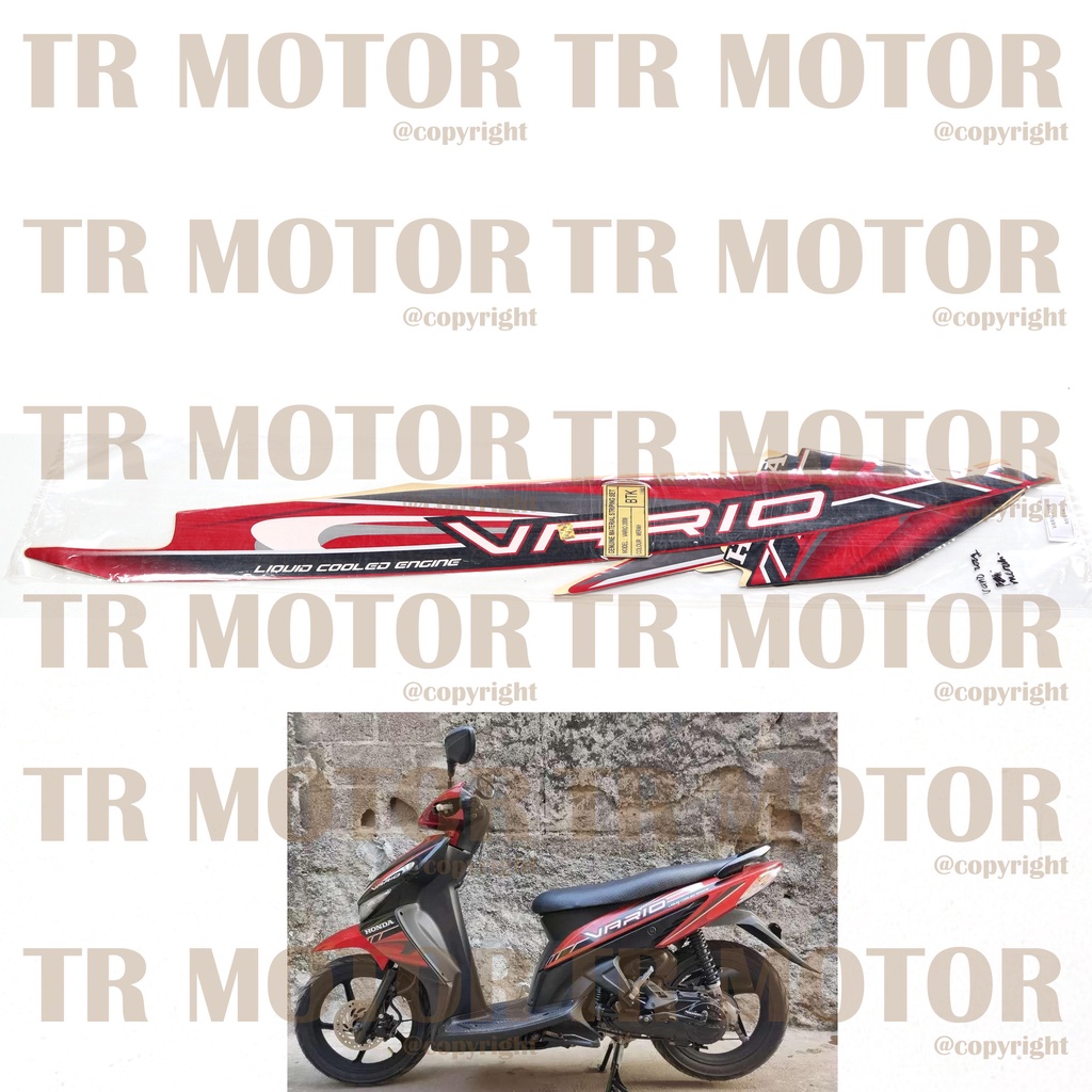 Stiker Motor vario 110 2009 Sticker Striping Full Set Motor