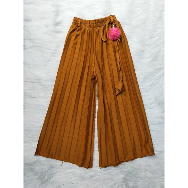 kulot PLISKET anak 10-13 tahun kulot pompom anak fashion anak prempuan