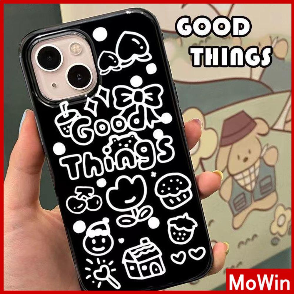 For iPhone 14 Pro Max iPhone Case TPU Soft Case Shiny Black Cartoon Cute Shockproof Protection Camera Compatible For iPhone 13 Pro max 12 Pro Max 11 Pro max xr xs max 7Plus 7 8