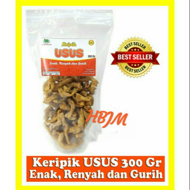 

KERIPIK USUS 300 GR ENAK, RENYAH DAN GURIH