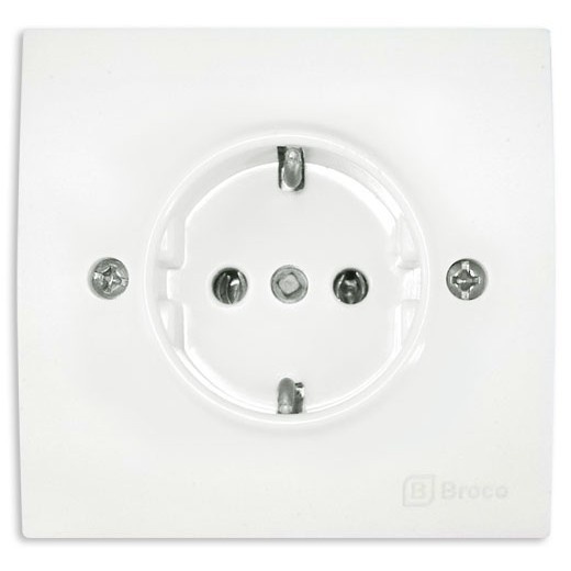 BROCO SOCKET OUTLET WHITE J15155 - INBOW STOP NEU RAY BROCO